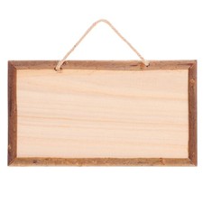  Targa in legno grezzo