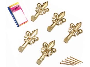Ganci per quadri giglio oro - quadri,