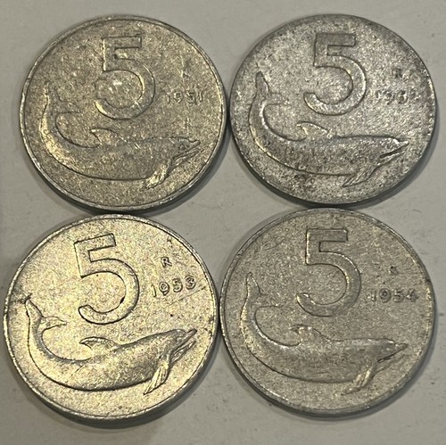 Monete italiane 5 lire - italiane,