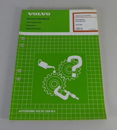 Manuale officina volvo - officina, 440/460