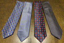 4 cravatte di seta collezione