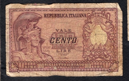 Italie 100 lire - int.b),