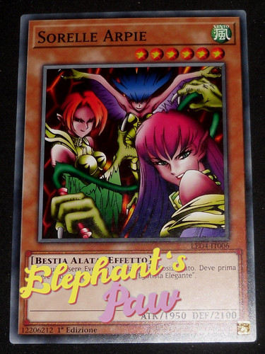 Yugioh sorelle arpie comune - -,