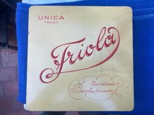 scatola latta Biscotti Friola Unica litografia Metalgraf DM Milano