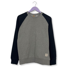 Felpa Carhartt grigia e blu a