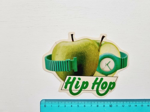 Adesivo hip hop orologio - hop,