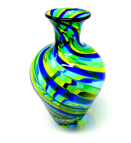 Vaso bulbo spirale - , filigrana