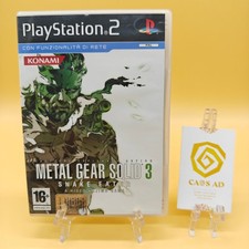 Gioco Metal Gear Solid 3 Snake Eater Videogioco Sony PS2 Completo Pal Ita