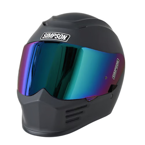 Casco simpson speed nero - speed, opaco