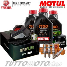 Tagliando YAMAHA YZF-R6 600 R 2008-2020 / Kit Olio Motul 7100 + Filtri + Candele
