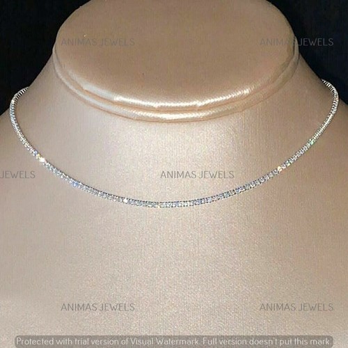 Collana tennis donna - , argento