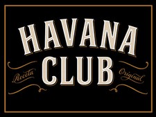 HAVANA CLUB PUB BAR METALLO LATTA INSEGNA POSTER TARGA DA PARETE