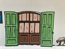 Enotrio Pugliese, litografia anni '70. Prova d'artista