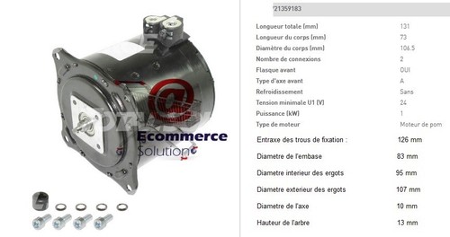 Motore pompa idraulica 24v - pompa,
