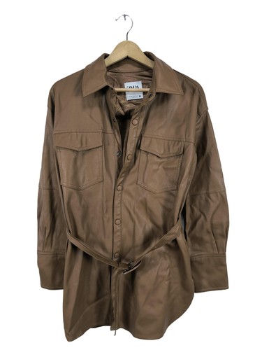 Zara giacca ecopelle donna - zara, in