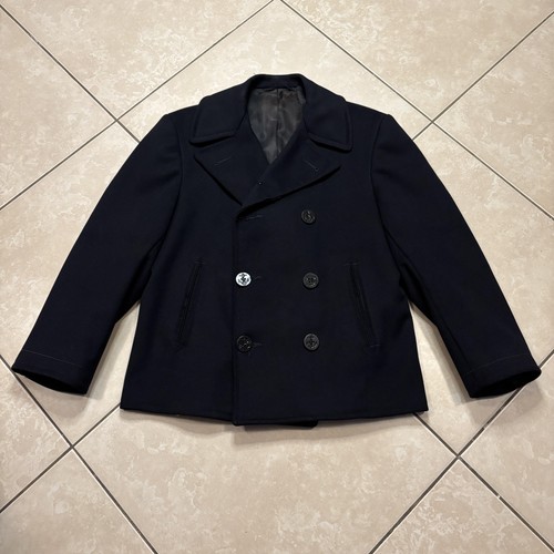 Cappotto vintage navy pea - cappotto,
