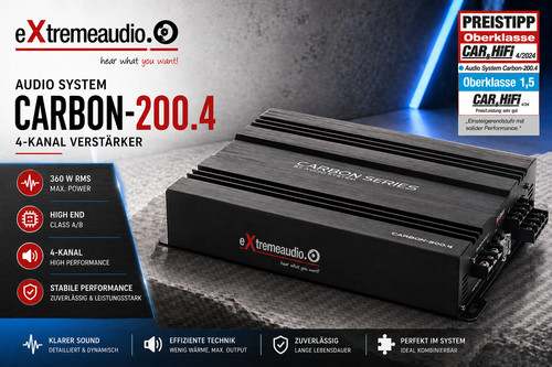 Sistema audio carbon - sistema,