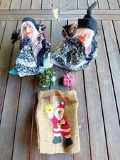 2 Befane e 1 sacchetto porta caramelle + 2 addobbi - Anni 90 - Usato.