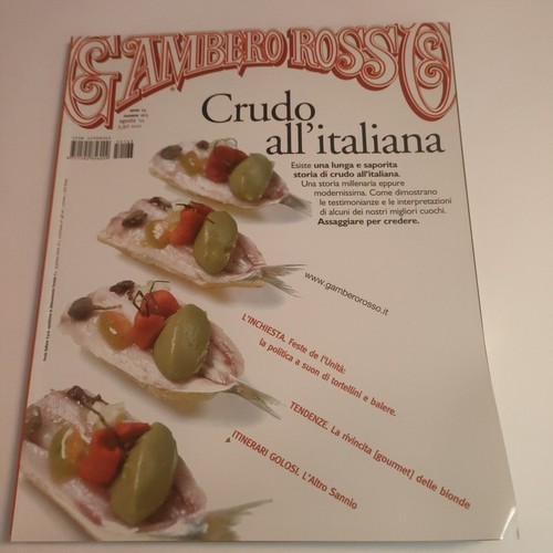 Gambero rosso 163 - rosso, anno