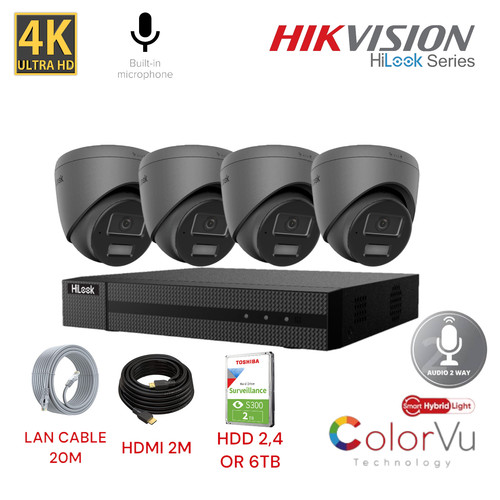 Sistema cctv hilook colorvu - sistema,