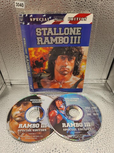 Rambo iii special edition dvd - rambo,