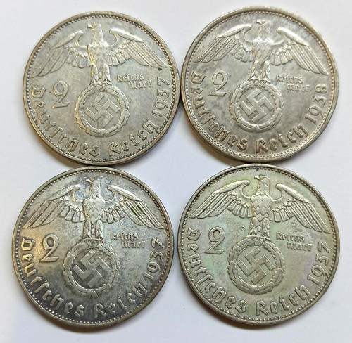 Lotto monete reichsmark - 4,