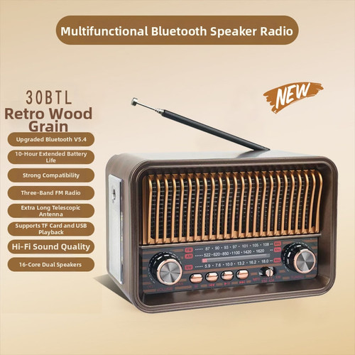 Retro tragbares radio sw - retro,