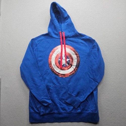 Felpa con cappuccio blu