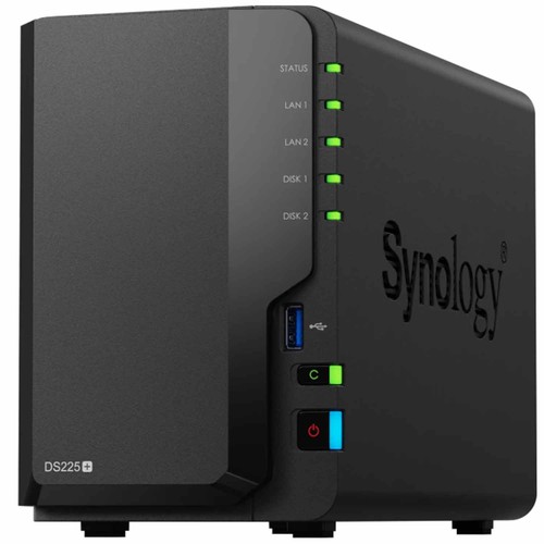Sistema nas synology ds225 2 - nas,