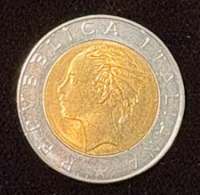 3 pezzi ITALIA 500 lire