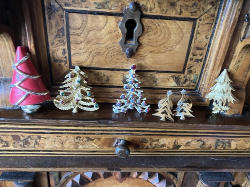 Christmas tree brooch - brooch, 2