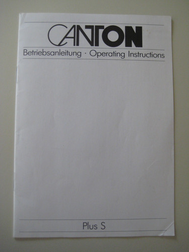 Canton plus manuale - canton,