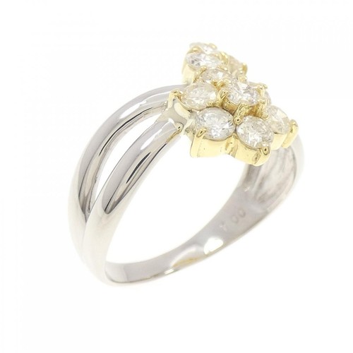 Autentico anello con diamanti
