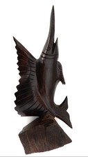 Scultura Pesce Spada in Legno