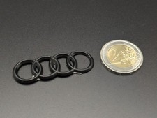 Audi Logo Piccolo Nero 50mm x