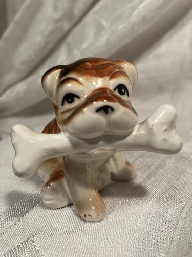 Statuina bulldog vintage - bulldog,