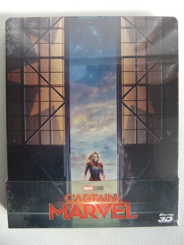 Captain marvel steelbook blu - marvel,