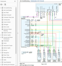 Fiat 500L 2015 Color Wiring