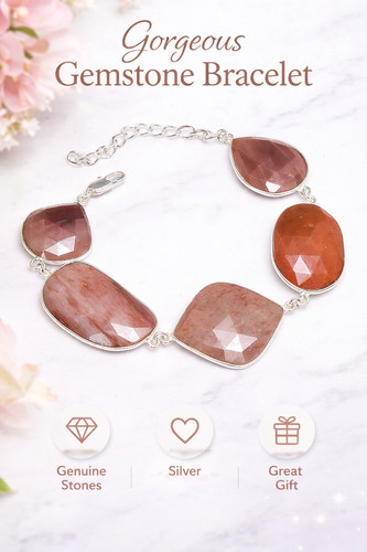 Bracciale avventurina rossa