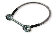 Dispositivo anticaduta per cancelli a battente mm.600 Tirante in acciaio zincato