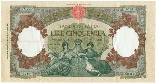 5000 lire capranesi - 5000,