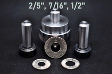 1/2" 7/16" 2/5" Autocentrante 20-38,1 mm Punzonatrice ad Anello Strumento PUN...