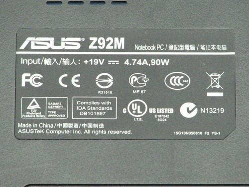 Case inferiore asus z92m - case,