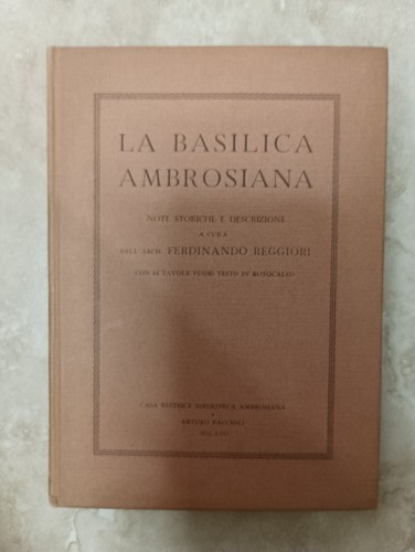 Basilica ambrosiana note - ambrosiana,