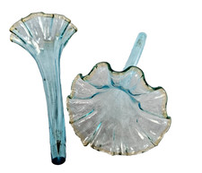 ART NOUVEAU  MURANO 2 CORNETS