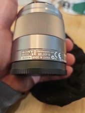 Sony 50 mm f1.8 obiettivo attacco E SEL50F18 argento 1.8/50 obiettivo principale standard