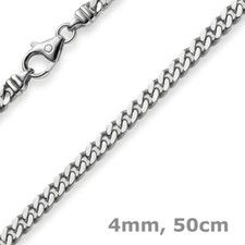 4mm Collana Catena Gourmette