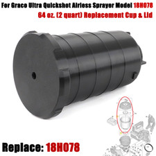 64 oz./2 qt. Tazza e coperchio