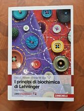 LIBRO I PRINCIPI DI BIOCHIMICA DI LEHNINGER ZANICHELLI ISBN 9788808261489