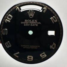 Rolex DayDate Day Date 118235 118205 Black Arab Dial Rose Gold